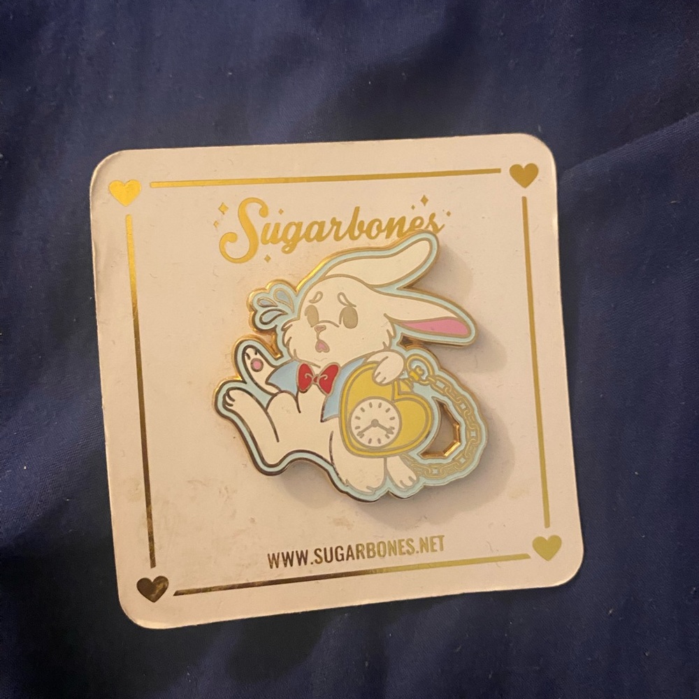 Sugarbones Alice in Wonderland pin